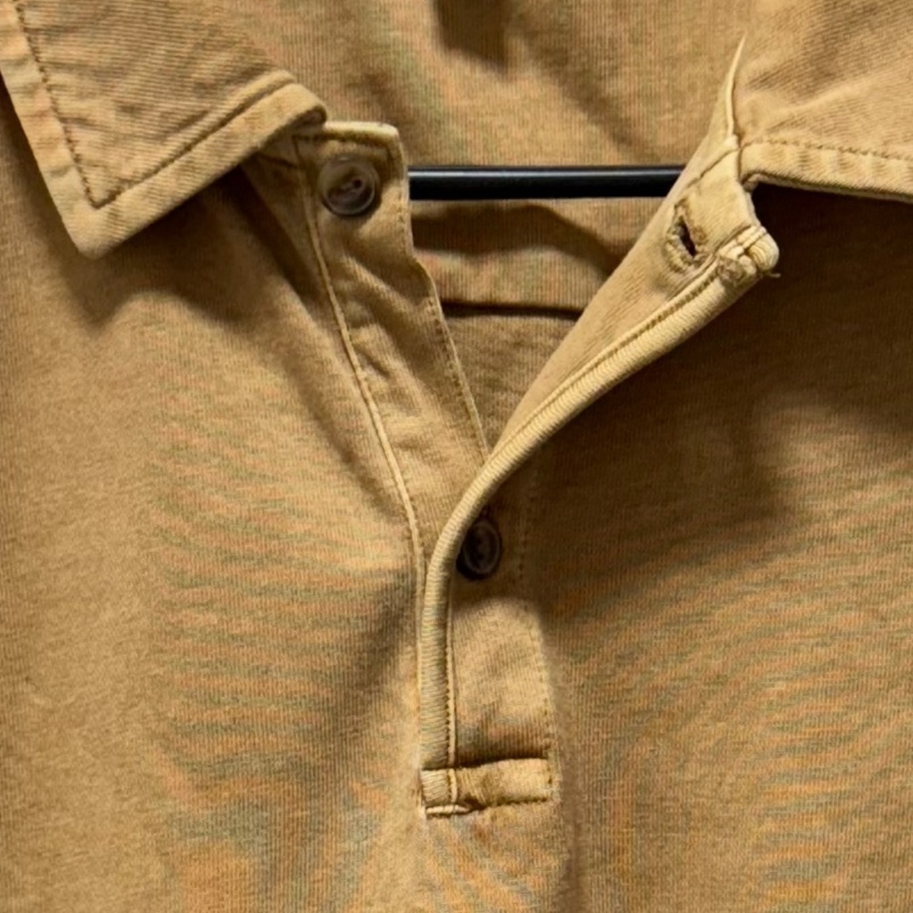 BANANA REPUBLIC BROWN POLO SHIRT BROWN MEN’S SIZE: M 100% COTTON - Picture 4 of 8